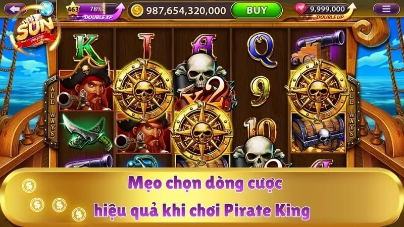 Mẹo chọn dòng cược hiệu quả khi chơi Pirate King